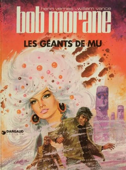 null BOB MORANE (VANCE et VERNES) - LES GÉANTS DE MU, Dargaud 1976, édition originale....