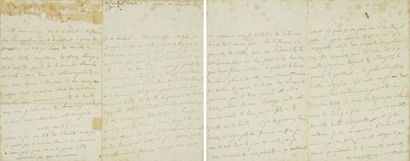 Germaine de STAËL (1766-1817) L.A., Coppet 15 août 1815, à Astolphe de Custine; 4...