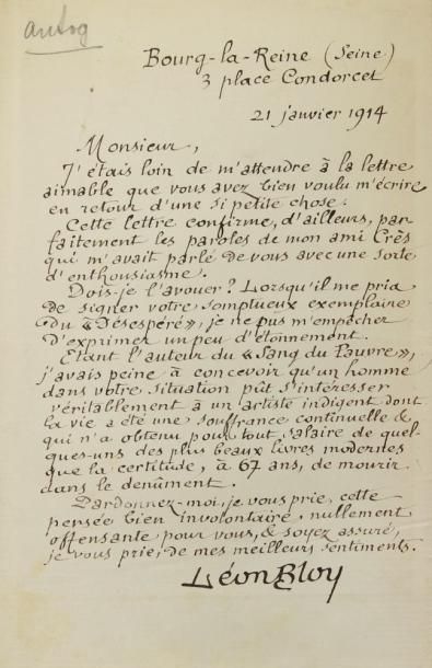 Léon BLOY Le Mendiant ingrat. (Journal de l?auteur, 1892-95) (Bruxelles, Edmond Deman,...