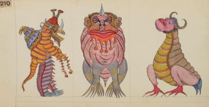 JOSEP BAQUÉ (1895-1967) 1 500 Animaux, phénomènes rares, bêtes jamais vues, monstres...