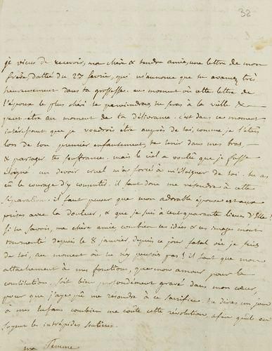 null RÉVOLUTION, EMPIRE, RESTAURATION PEZOUS Jean-Pierre - 170 Lettres à sa femme...
