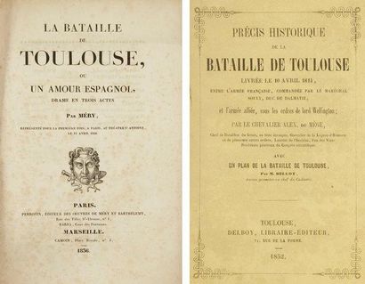 null TOULOUSE - BATAILLE DE TOULOUSE EN AVRIL 1814 DU MEGE Alexandre Chevalier, Précis...
