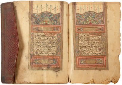 null Coran ottoman, Turquie, signé ?Uthmân b. Abû Bakr et daté 1200 H./1795 Manuscrit...