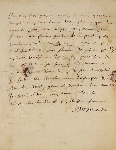 null Jean DOMAT (1625-1696) jurisconsulte, ami de Blaise Pascal. L.A.S., Paris 2...