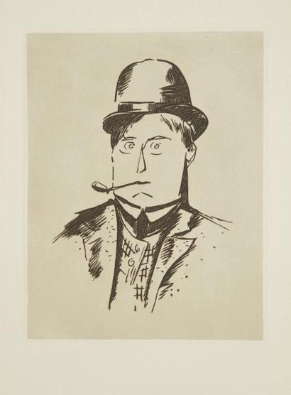 Maurice de Vlaminck (1876-1958) (d'après) Portrait de Vlaminck par lui-même; portrait...