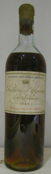 null 1 Bouteille CH. D'YQUEM, 1° cru supérieur Sauternes 1946 (B, es)