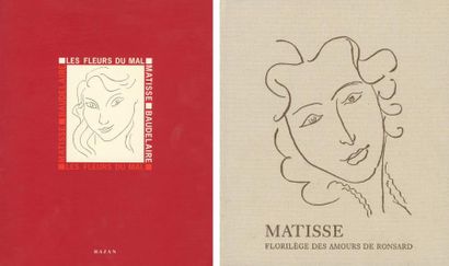null [Henri MATISSE] Ensemble de trois ouvrages:- Charles BAUDELAIRE et Henri MATISSE....