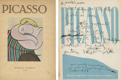 null [Pablo PICASSO] Ensemble de deux ouvrages:- Jean CASSOU. Picasso. Ed. Hypérion,...