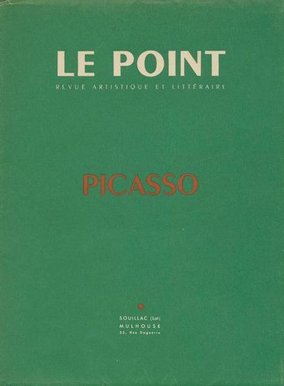 null [Pablo PICASSO - Revue] «Le Point, revue artistique et littéraire». Picasso....