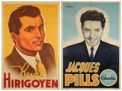 null Rudy Hirigoyen Albert Joris - Jacques Pills par Gaston Girbal (1888 - vers 1978)....