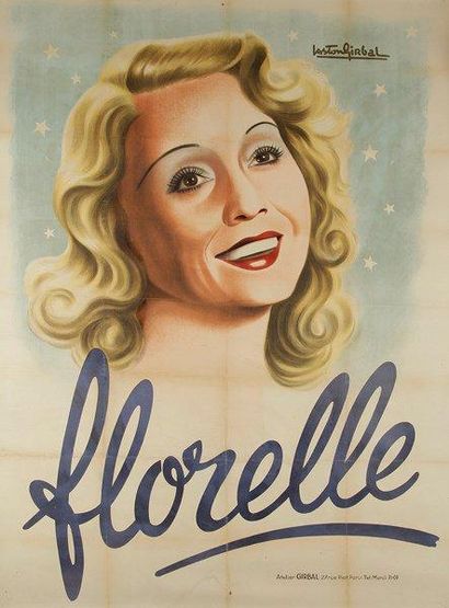 null Jacqueline François (5) - Deva-Dassy - Florelle 7 affiches par Gaston Girbal...