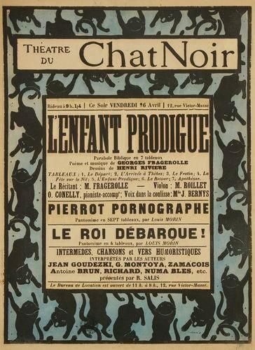 Henri Rivière (1864-1951) (d'après) Théâtre du Chat Noir. Affiche pour «L'Enfant...