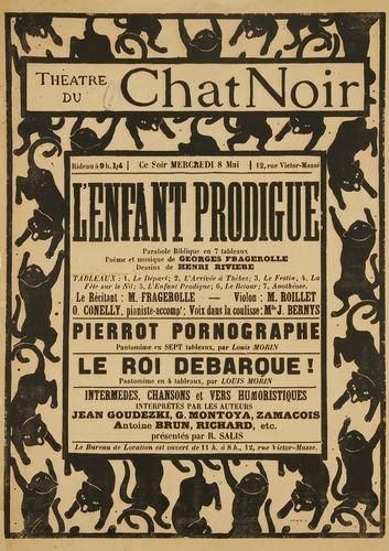 Henri Rivière (1864-1951) (d'après) Théâtre du Chat Noir. Affiche pour «L'Enfant...
