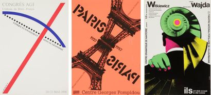 Roman CIESLEWICZ (1930-1996) Witkiewicz (Andrzej Wajda) - Paris Création en France...