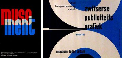 Wim BRUSSE (1910-1978) - Otto TREUMANN (1919-2001) Zwitserse publiciteits grafiek...