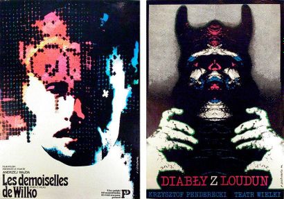 Roman CIESLEWICZ (1930-1996) Diably Z Loudun - Les demoiselles de Wilko, 1974. 2...