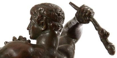 Antoine-Louis BARYE (1795-1875) Thésée combattant le centaure Biénor. Bronze, épreuve...