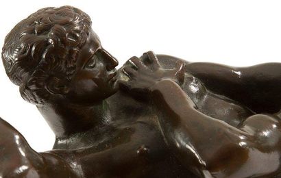 Antoine-Louis BARYE (1795-1875) Thésée combattant le centaure Biénor. Bronze, épreuve...