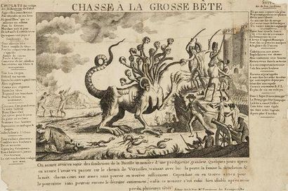 null Caricatures révolutionnaires Chasse à la grosse bête (On assure avoir vu sortir...