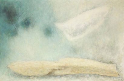 Josef SIMA (1891-1971) Terre lumière, 1967. Huile sur toile. Signée et datée en bas...