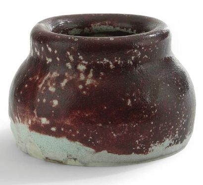 null Ernest CHAPLET (1835-1909)
Rare pot circulaire à col cheminée.
Épreuve en pâte...