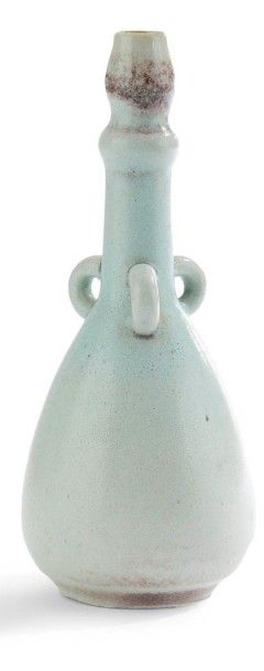 null Ernest CHAPLET (1835-1909)
Vase bouteille à base piriforme recevant un col soliflore...