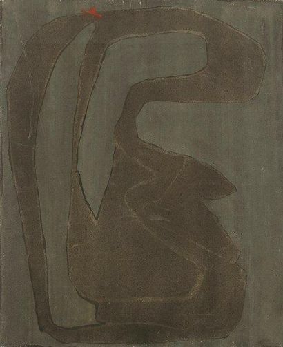 Jean-Claude BEDARD (1928-1987) Composition abstraite, 1960 Technique mixte sur toile....