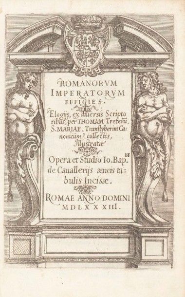 null CAVALIERI (Giovanni Battista) - TRETER (Tomasz). Romanorum Imperatorum effigies....