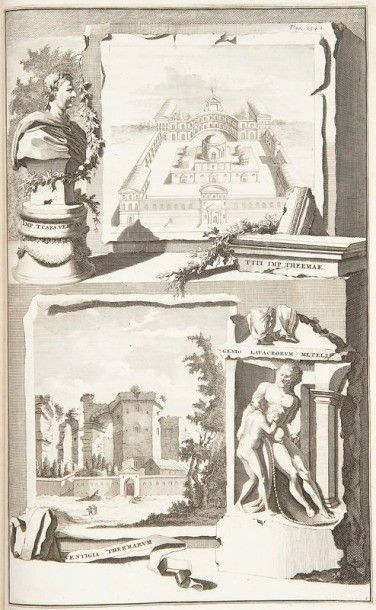 null SCAMOZZI (Vincenzo). Œuvres d’architecture. Leyde : Pierre Vander Aa, 1713....