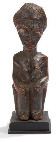 null LOBI (Burkina Faso) Statuette Bateba. Petite représentation d'ancêtre, féminine,...