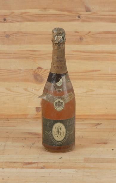 null 1 Bouteille CHAMPAGNE «Cristal», L. Roederer 1953 (B mais assez belle coule...