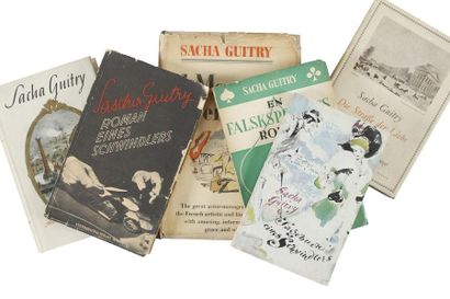 GUITRY (Sacha) Traductions, la plupart avec couverture illustrée, 1935-1949. If I...