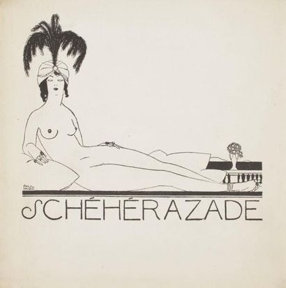 COCTEAU (Jean) Schéhérazade. Album mensuel d'oeuvres inédites d'art et de littérature....