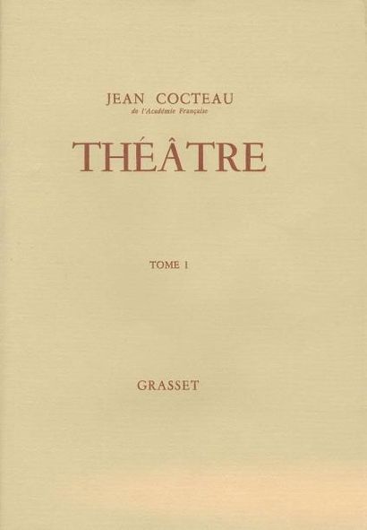 COCTEAU (Jean) Théâtre. Édition ornée par l'auteur de dessins in-texte et de 40 lithographies...