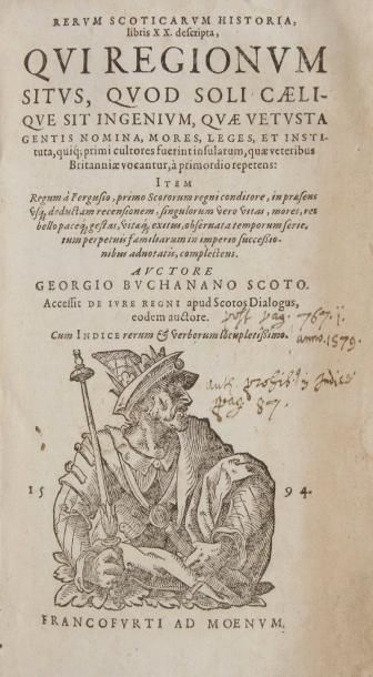 BUCHANAN (George) Rerum scoticarum historia, libris XX descripta, qui regionum situs,...