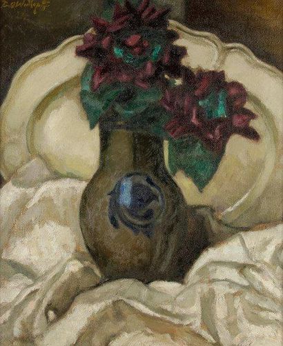 David Osipovitch WIDHOPFF (1867-1933) Nature morte, 1924 Huile sur toile. Signée...