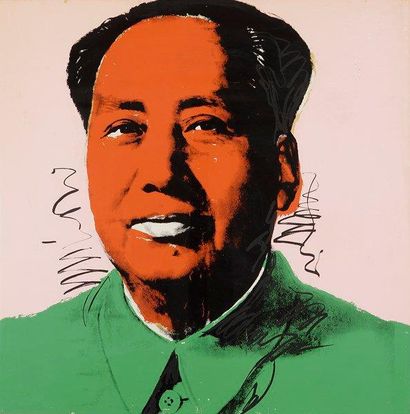 Andy WARHOL [américain] (1928-1987) 
Mao, 1972
Sérigraphie en couleurs sur grand...