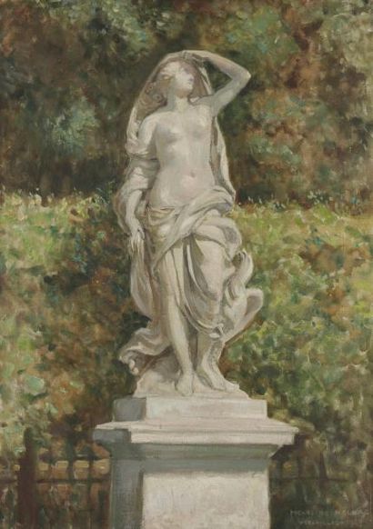 Henri GIRAULT DE NOLHAC (1884-1948) Statue de l'Air, jardins de Versailles, 1929...