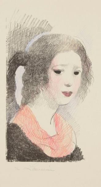 Marie LAURENCIN (1883-1956) Charlotte. 1930. Lithographie. 150 x 265. Marchesseau...
