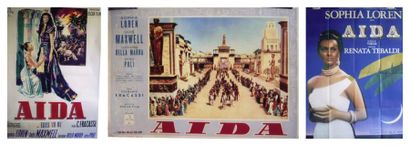 null 3 Affiches Aida, Verdi, 1953 Affiche par: GIMBARI S Réalisateur: Fracass Cl....