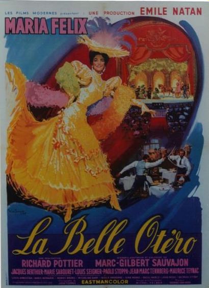 null 1 Affiche Belle Otéro (La), 1954 Affiche par: JEANNE Réalisateur: Pottier R....