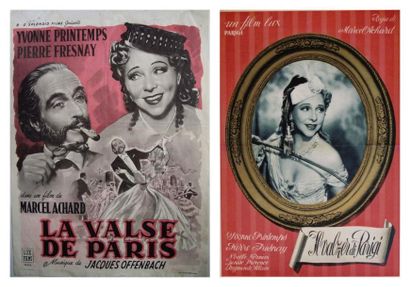 null 2 Affiches Valse de Paris (La), Strauss, 1949 Non signée. Réalisateur: Achard...