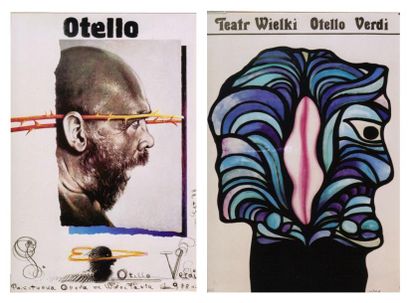 null 2 Affiches Otello [1887], 1988 Eugeniusz GET (Stankiewicz) (né en 1942). Non...