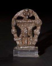 null Shiva. Inde - Maharashtra - Art tribal. XVIIIe / XIXe siècle. Bronze Forme tribale...