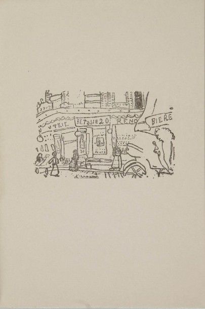 null SOUPAULT Philippe. Rose des vents. Avec quatre dessins de Marc Chagall. Paris,...