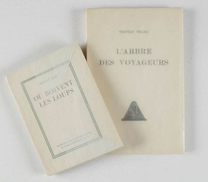 null TZARA Tristan. L’arbre des voyageurs. Paris, Éditions de La Montagne, 1930....