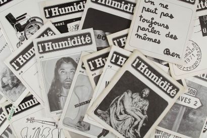 null BORY Jean-François (Revue) L’HUMIDITÉ. 1970-1977. In-4, agr. 19 numéros (sur...