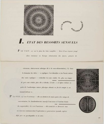 null BRETON André. Ode à Charles Fourier. Paris, Éditions de la Revue Fontaine, 1947....
