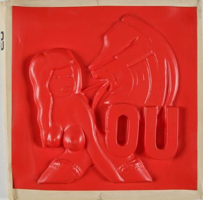 null CHOPIN Henri. Revue OU, n°36-37, s.d. (1970). 26 x 27 cm. Couverture plastique...