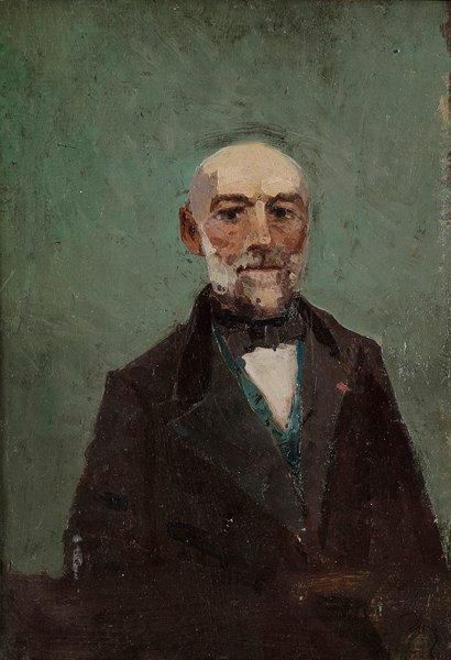 Pierre ROY (1881-1950) Portrait présumé du père de l'artiste, vers 1900-1905 Huile...